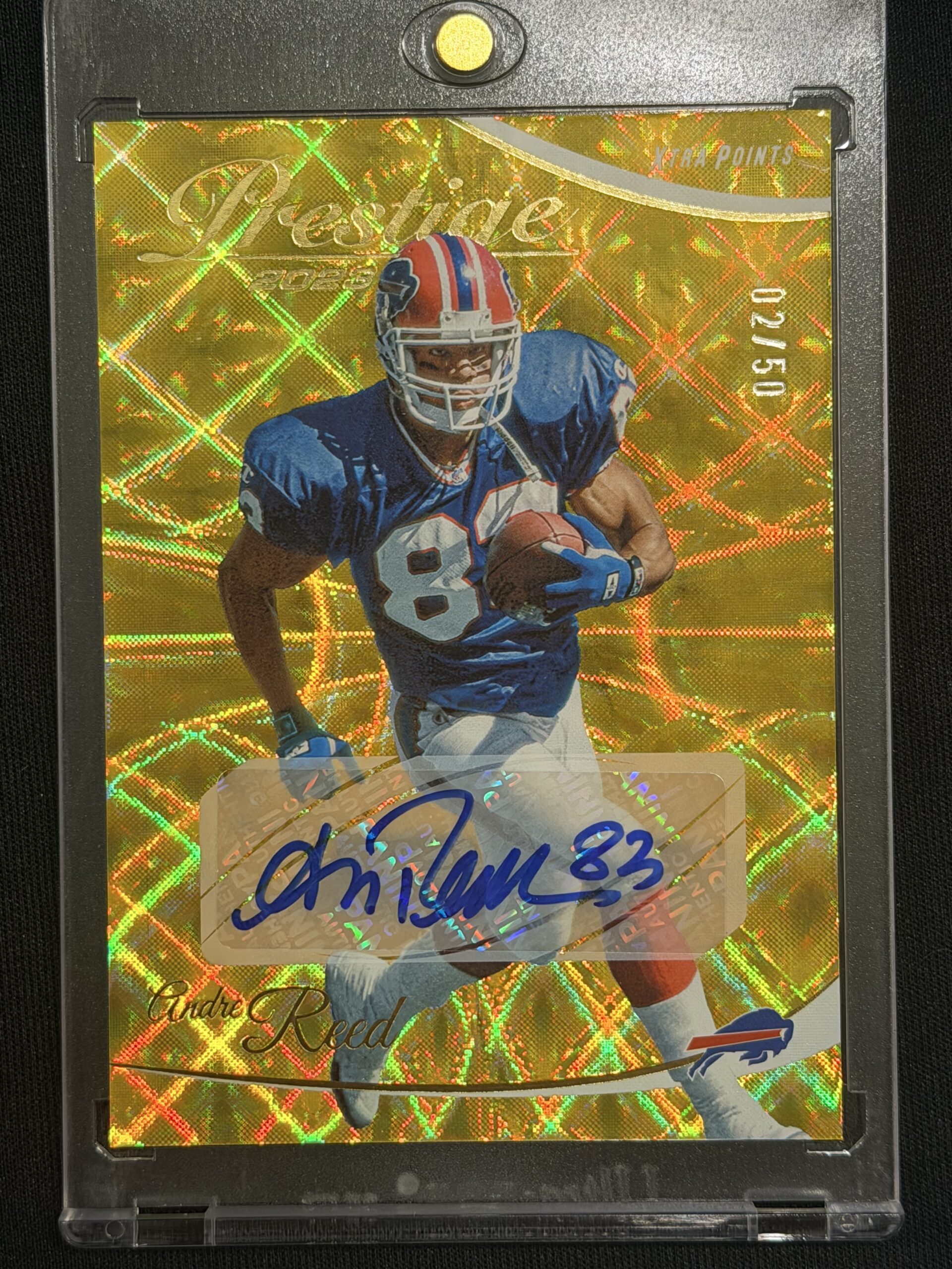Gold Andre Reed Auto - Image 3