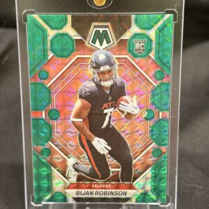 2023 Panini Mosaic Bijan Robinson RC Rookie Card Green Mosaic Prizm Atlanta Falcons