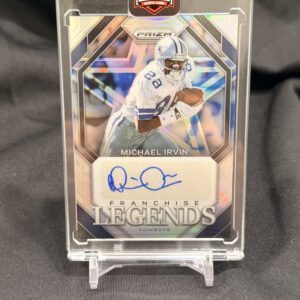 2023 Panini Prizm Football Michael Irvin Franchise Legends Auto #05/25 Silver Prizm Dallas Cowboys