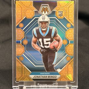 2023 Panini Mosaic Football Jonathan Mingo #336 Orange Prizm Rookie RC