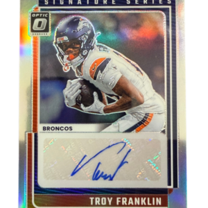 2025 Panini Donruss Optic Football Signature Series Troy Franklin #SSH-TF Holo Auto