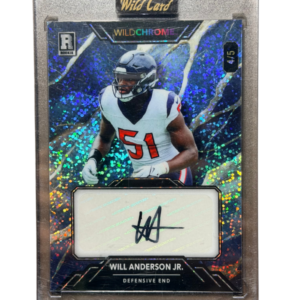 2023 Wild Card Wildchrome Will Anderson Jr. #4/5 WCM-A Autograph Rookie