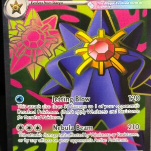 2024 Pokemon Prismatic Evolutions Mega Starmie ex #102/088 Special Illustration Rare