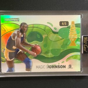 2024 Wild Card Alumination Groovin' Magic Johnson #AG-MJ Green Foil 4/5