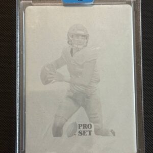 2022 Pro Set Draft & Prospect Football Blaster Bryce Young #VIP-BY1 Campus VIP Cyan Printing Plate 1/1