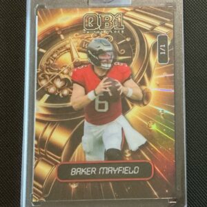 2024 Wild Card QB1 On The Clock Baker Mayfield #OCC-GD-BM2 Gold 1/1