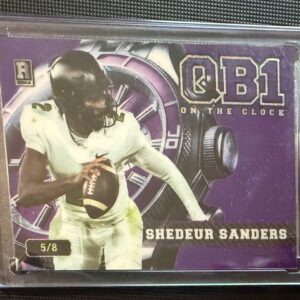 2024 Wild Card QB1 On The Clock Shedeur Sanders #5/8