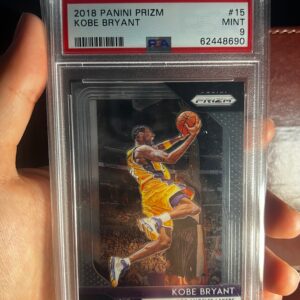 2018 Panini Prizm Kobe Bryant #15 PSA 9 Mint
