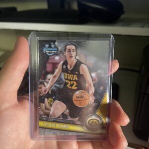 2023 Bowman Chrome University Caitlin Clark #34