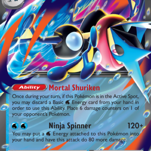 2026 Mega Greninja ex #022/086 Chaos Rising