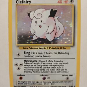 1999 Pokemon Base Set Clefairy #5/102 Holofoil