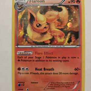 2015 Pokemon Ancient Origins Flareon #13/98 Rare Cosmos Holo