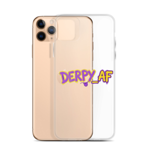 Clear Derpy_AF iPhone case