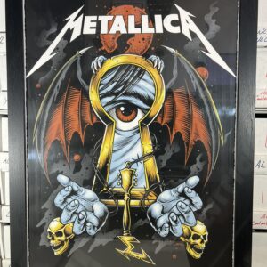 RARE Metallica Concert Poster All Within My Hands Limited Edition #108/500 18"x24" Framed