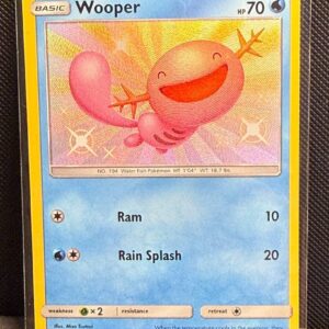 2019 Pokemon Wooper #SV9/SV94 Holofoil Shiny Vault