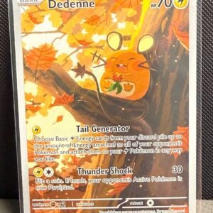 2026 Pokemon Prismatic Evolutions Dedenne #093/088 Secret Rare Illustration Rare