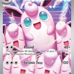 2025 Pokemon Prismatic Evolutions Wigglytuff #105/094 Secret Rare Illustration Rare