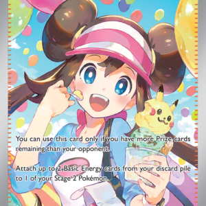 2024 Pokemon Scarlet & Violet—Prismatic Evolutions Rosa's Encouragement #123/088 Full Art Holofoil