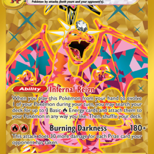 2023 Pokemon Obsidian Flames Charizard ex #228/197 Gold Hyper Rare