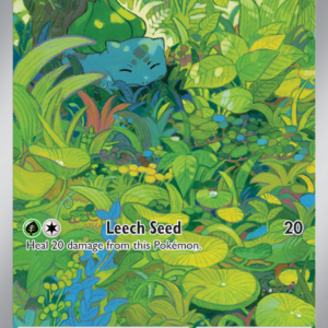 2023 Pokemon MEW Bulbasaur #166/165 Illustration Rare Holofoil