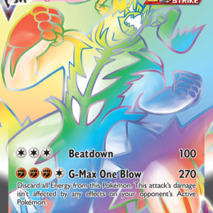 2021 Pokemon Battle Styles Single Strike Urshifu VMAX #167/163 Rainbow Rare