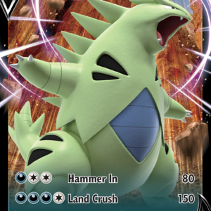2021 Pokemon Fusion Strike Tyranitar V #158/264 Full Art