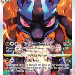 2023 Pokemon SWSH Black Star Promos Lucario VSTAR #SWSH291 Full Art Holofoil