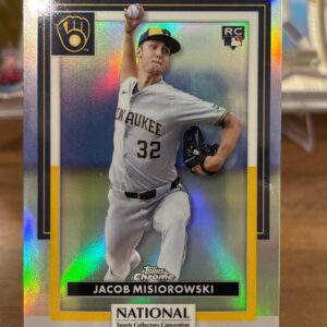 2026 Topps Chrome The National Sports Collectors Convention Jacob Misiorowski #MLB-09 Refractor RC