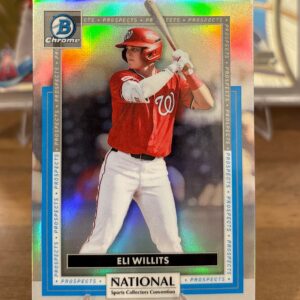 2026 Bowman Chrome Eli Willits #TP-08 Refractor The National Sports Collectors Convention