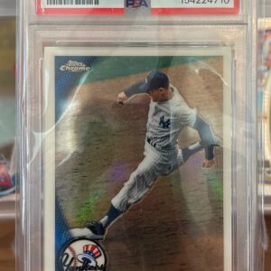 2010 Topps Chrome Mickey Mantle #226 Wrapper Redemption Refractor PSA 8 NM-MT