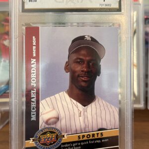 2009 Upper Deck 20th Anniversary Michael Jordan #630 White Sox GMA 7 NM