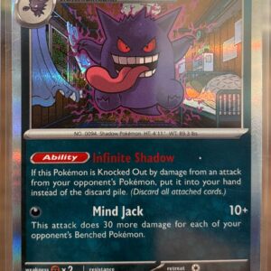 2026 Pokemon Scarlet & Violet Prismatic Evolutions Gengar #050/088 Holofoil
