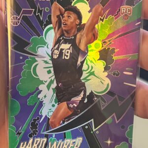 2026 NBA Hoops Hard Wired Ace Bailey #HW-25 RC Rookie Card Utah Jazz