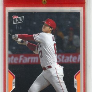 2021 Topps Now Shohei Ohtani Angels Orange Parallel #5/5 RCG 10 w/Custom Slab RARE CARD