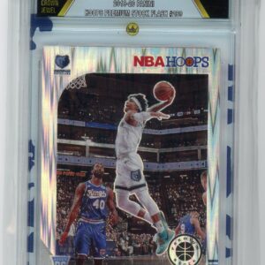 2019/20 NBA Hoops Premium Ja Morant Grizzlies Rookie Flash Prizm RCG 10 CROWN JEWEL