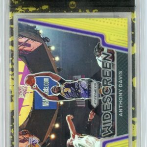 2020/21 Panini Prizm Anthony Davis LA Lakers Widescreen Gold Prizm #3/10 Jersey # RCG 10