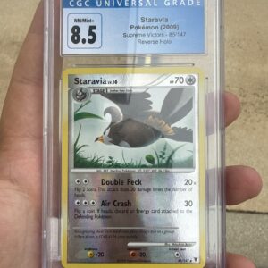2009 Pokemon Supreme Victors Staravia #85/147 Reverse Holo CGC 8.5 NM/Mint+
