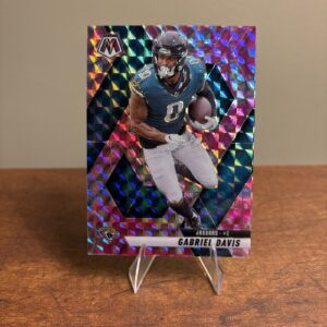 2025 Panini Mosaic Football Gabriel Davis #54 Pink Mosaic Prizm