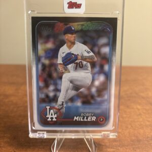 2024 Topps Series One Bobby Miller #115 Future Stars Los Angeles Dodgers