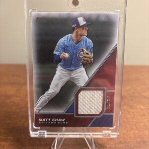 2026 Topps Matt Shaw #MLM-MS Major League Material Relic Card Chicago Cubs