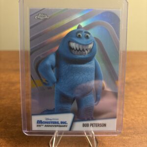 2026 Topps Chrome Disney Pixar Monsters Inc. 25th Anniversary Bob Peterson #MI-14 Refractor
