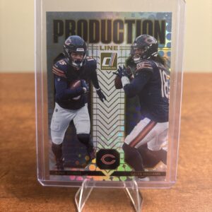 2025 Panini Donruss Football Rome Odunze / Caleb Williams Production Line #17