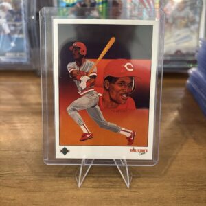 1989 Upper Deck Collector's Choice Cincinnati Reds Team Checklist #688 (Eric Davis)
