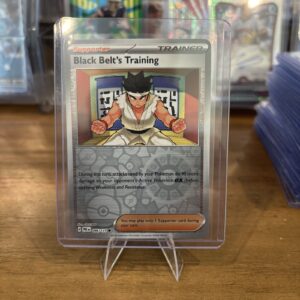 2025 Pokemon Prismatic Evolutions Black Belt's Training #096/131 Supporter Trainer