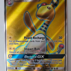 2019 Pokemon Team Up Ampharos GX #163/181 Full Art Gold Rare