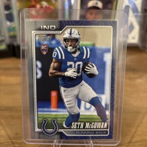 2026 Topps Seth McGowan #388 RC Indianapolis Colts Running Back Rookie Card