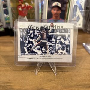 2026 Topps Greatest Hits Caleb Williams #25GH-CW Chicago Bears QB