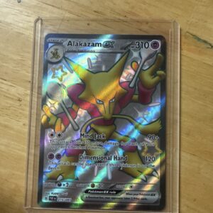 2024 Pokemon Paldean Fates Alakazam ex #215/091 Special Illustration Rare
