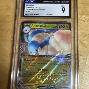 2023 Pokemon Paradox Rift Altaria ex #140/182 Holo CGC 9 Mint