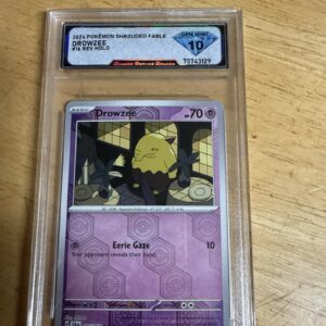 2024 Pokemon Shrouded Fable Drowzee #016/064 Reverse Holo DSG Gem Mint 10